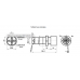 Світлодіодна комутаторна лампа СКЛу 14.3-КЛ-ІН індикаторна (хрестик)