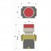 Кнопка натискна з LED підсвічуванням PB2-BW3461 (червона)