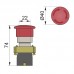 Кнопка-грибок з фіксатором PB2-ВS542 (червона) NC