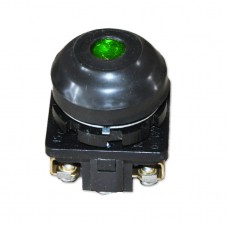 КЕ-081 зелений кнопковий вимикач Ip=54 (зовнішній протектор)