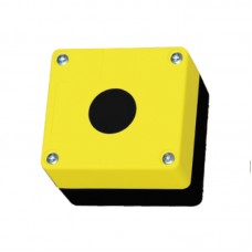 Корпус для встановлення кнопок КПК, 1 отвір, жовтий (аварійний)