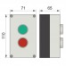 Кнопковий пост, AC380/DC110, Зелена кнопка PB2-BA31, N0; ЧЕРВОНА кнопка PB2-BA42, NС, 230В, IP54 (ПУСК-СТОП) ElectrO