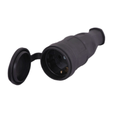 Переносний роз'єм з вилкою, RS-K212, 2P+PE, 16A, 250V, IP44