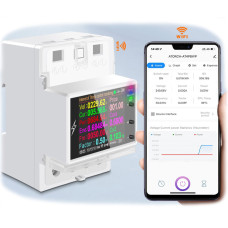 Розумне програмоване реле напруги AT4PW Tuya WIFI Max 100А