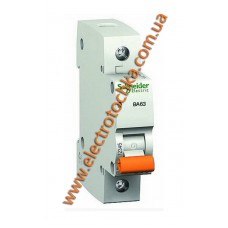 Автоматичний вимикач Schneider Electric ВА63 1П 6A C 4,5 кА